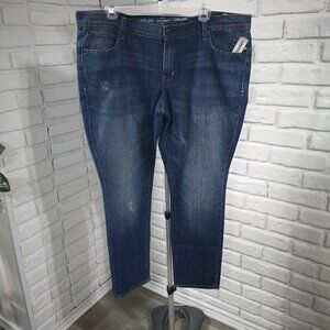 NWT Old Navy Ultra Blue Ladies Size 16 Straight Leg Blue Jeans